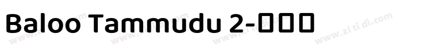 Baloo Tammudu 2字体转换
